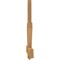Ekena Millwork Kennewick Rough Sawn Timber Gable Bracket, Western Red Cedar, 60"W x 30"H x 2"D x 4"F, 12/12 Pitch GBW060X30X0204KEN00RWR - alternate 2